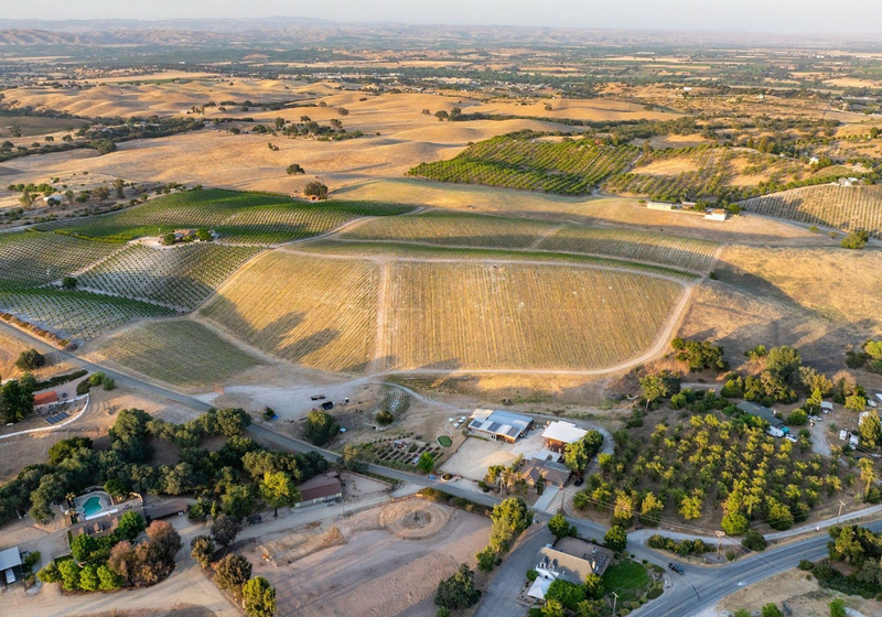 unnamed Aerial view of Copia Vineyards and surrounding landscape