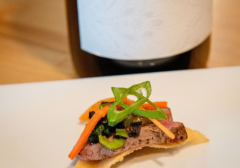 Copia Vineyards wine with gourmet food pairing